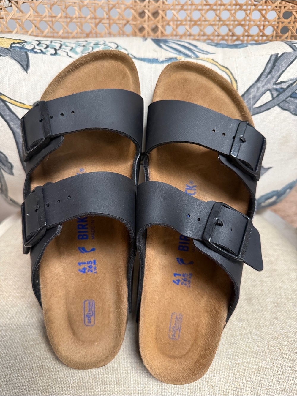 Birkenstock Black Double Buckle Sandals
